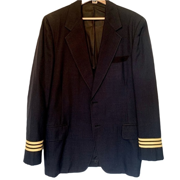 Men’s Sz 44L Prof. Airline Pilot/1st Officer Jacket. Dark Navy. - Picture 12 of 13